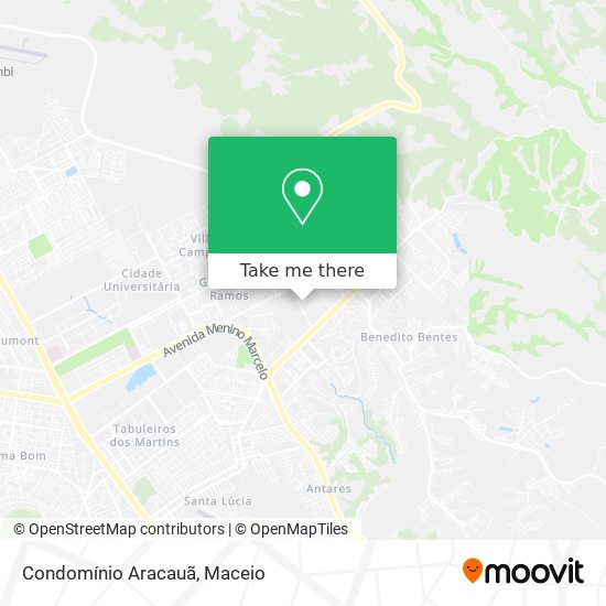 Condomínio  Aracauã map