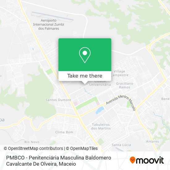 Mapa PMBCO - Penitenciária Masculina Baldomero Cavalcante De Olveira