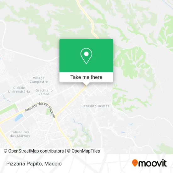 Pizzaria Papito map