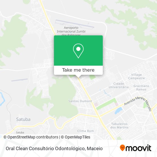 Oral Clean Consultório Odontológico map