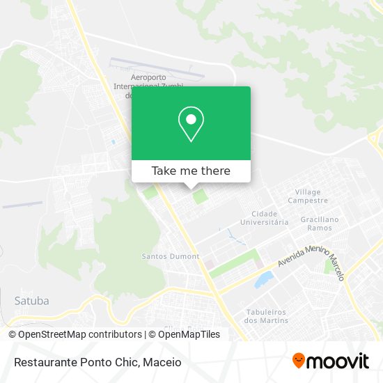 Restaurante Ponto Chic map