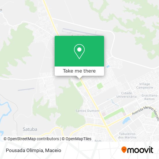 Pousada Olímpia map