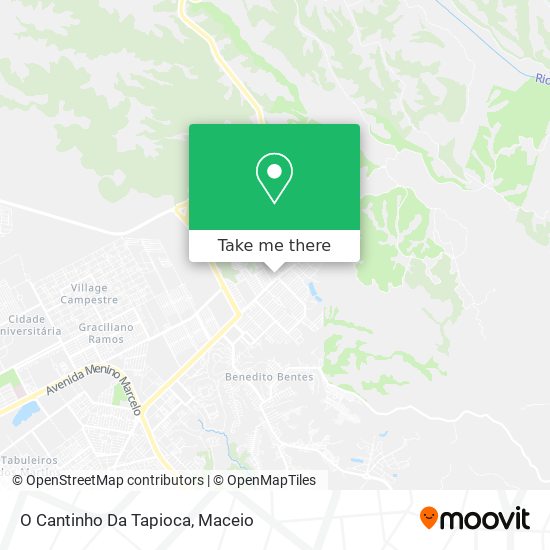 O Cantinho Da Tapioca map