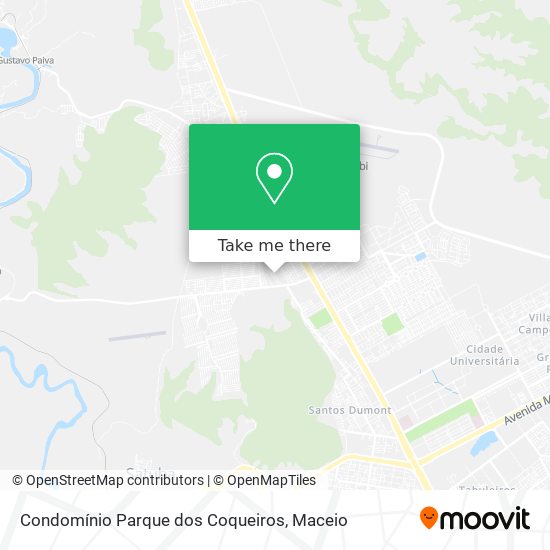 Mapa Condomínio Parque dos Coqueiros