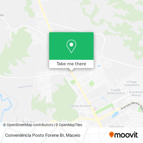 Conveniência Posto Forene Br map