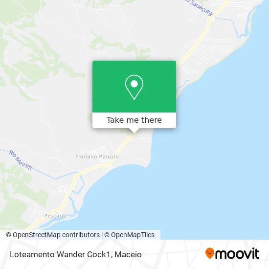 Loteamento Wander Cock1 map