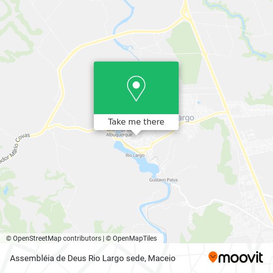 Assembléia de Deus Rio Largo sede map