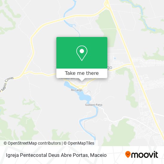 Igreja Pentecostal Deus Abre Portas map