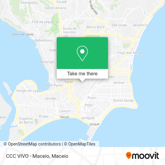CCC VIVO - Maceio map