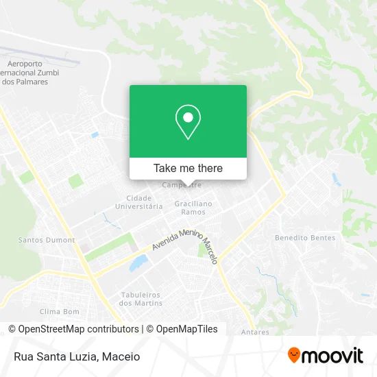 Rua Santa Luzia map