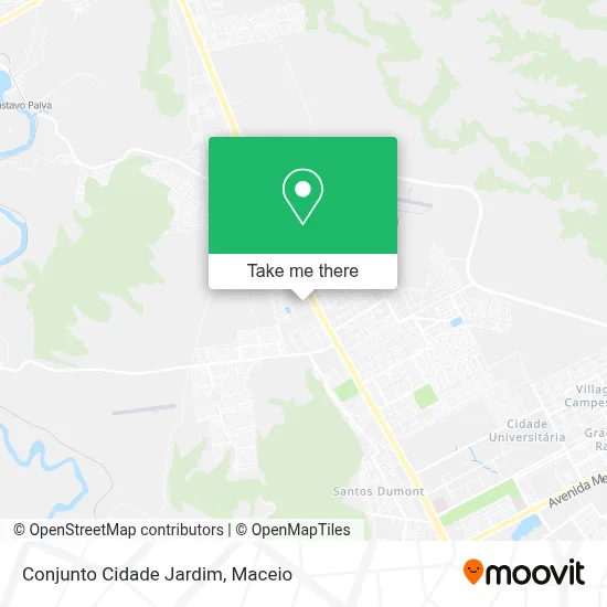 Conjunto Cidade Jardim map