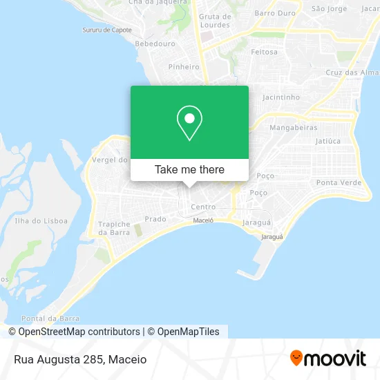 Rua Augusta 285 map