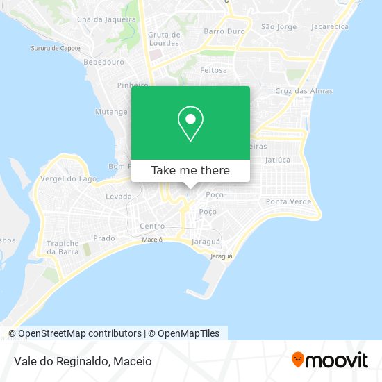 Vale do Reginaldo map