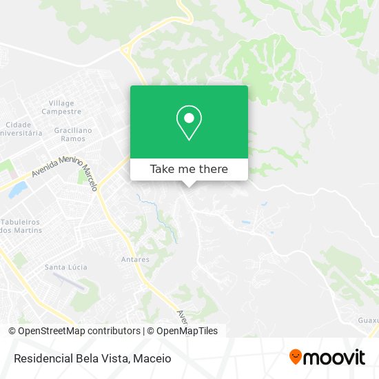 Mapa Residencial Bela Vista