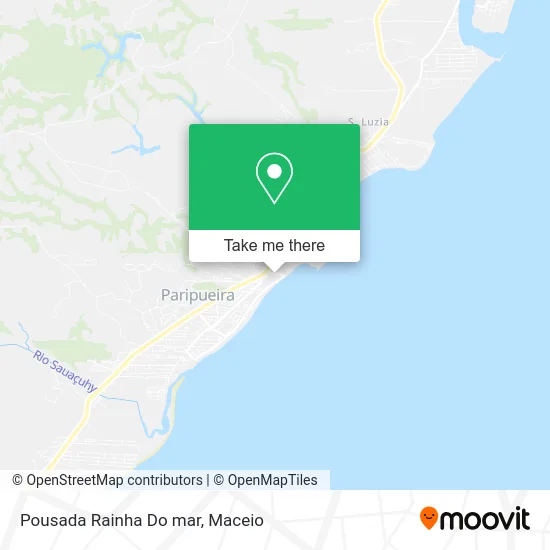 Pousada Rainha Do mar map