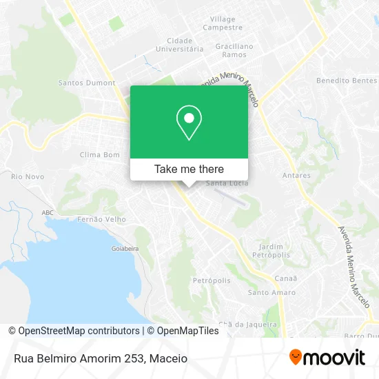 Rua Belmiro Amorim 253 map