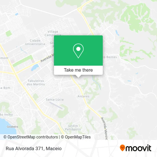 Rua Alvorada 371 map