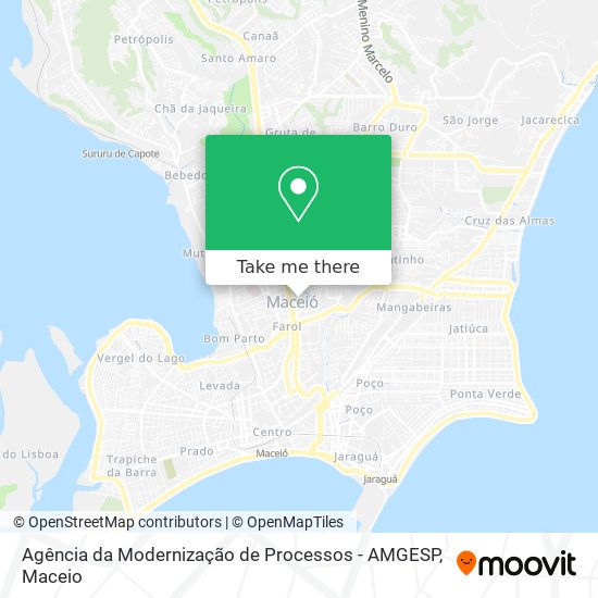 Agência da Modernização de Processos - AMGESP map