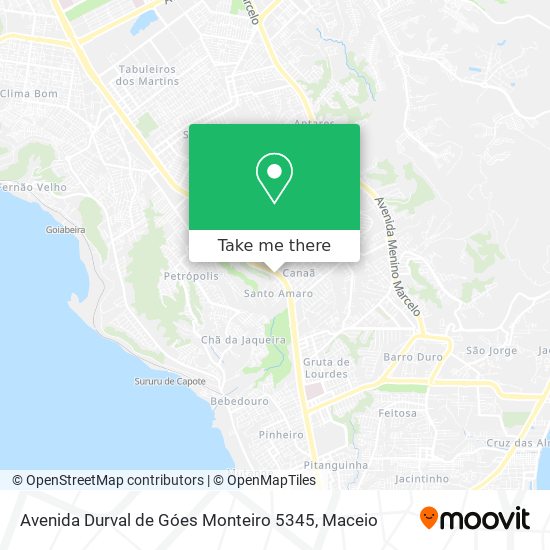 Avenida Durval de Góes Monteiro 5345 map