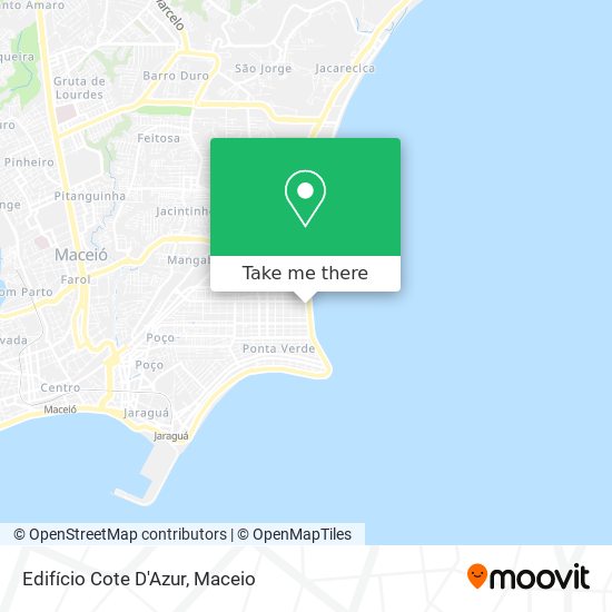 Edifício Cote D'Azur map