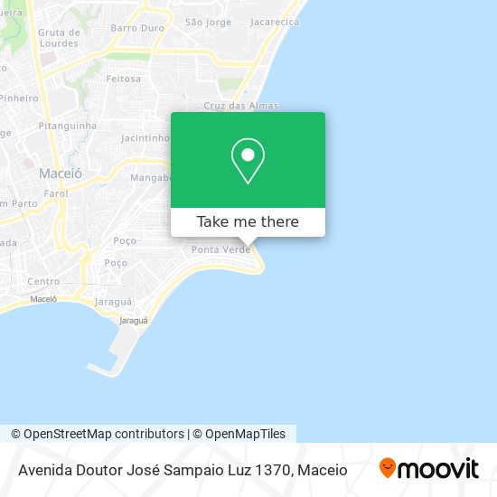 Avenida Doutor José Sampaio Luz 1370 map