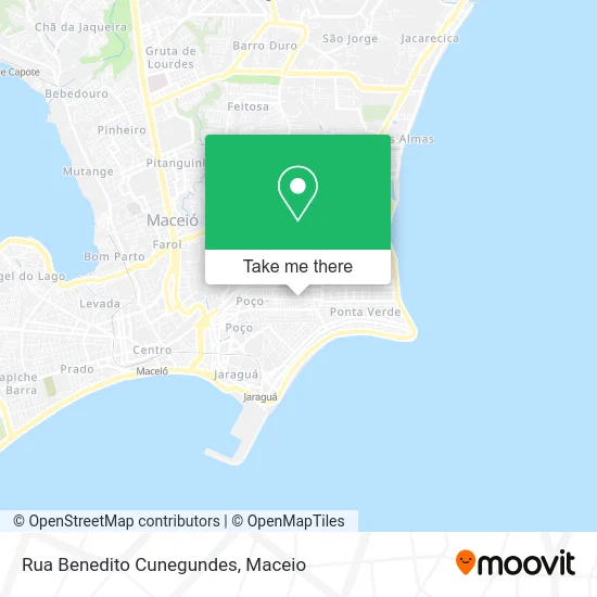 Rua Benedito Cunegundes map