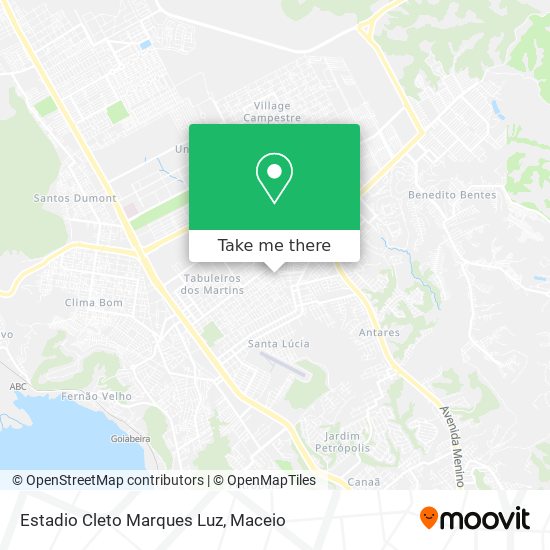 Estadio Cleto Marques Luz map