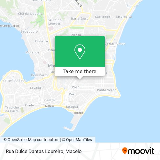 Mapa Rua Dúlce Dantas Loureiro