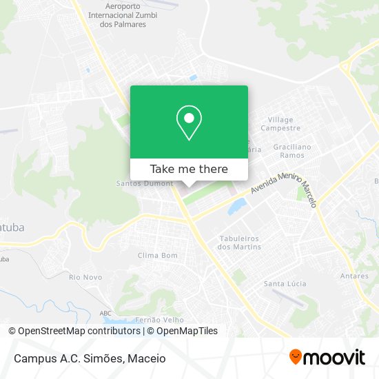 Campus A.C. Simões map