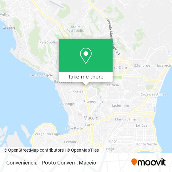 Conveniência - Posto Convem map