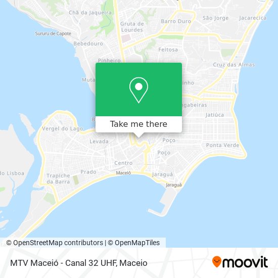 MTV Maceió - Canal 32 UHF map