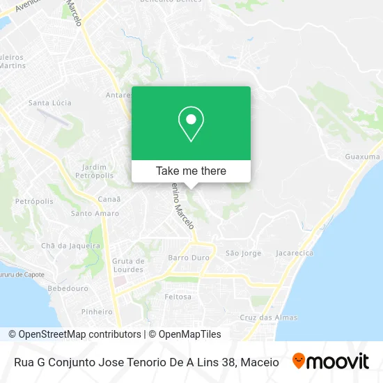 Rua G Conjunto Jose Tenorio De A Lins 38 map