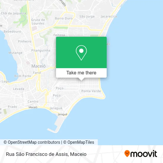 Rua São Francisco de Assis map