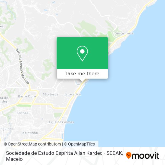 Sociedade de Estudo Espírita Allan Kardec - SEEAK map