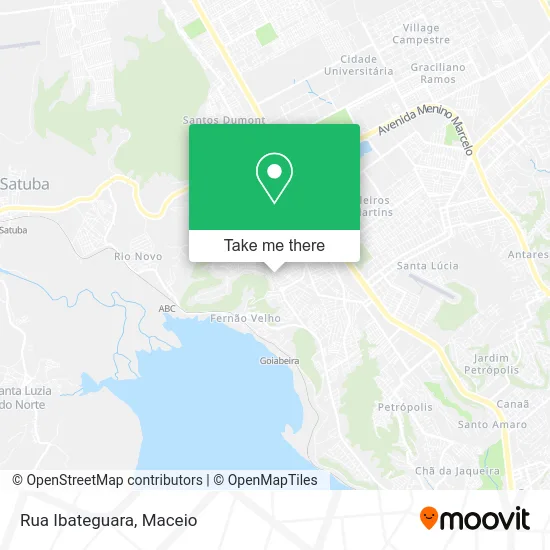 Rua Ibateguara map