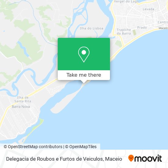 Delegacia de Roubos e Furtos de Veiculos map