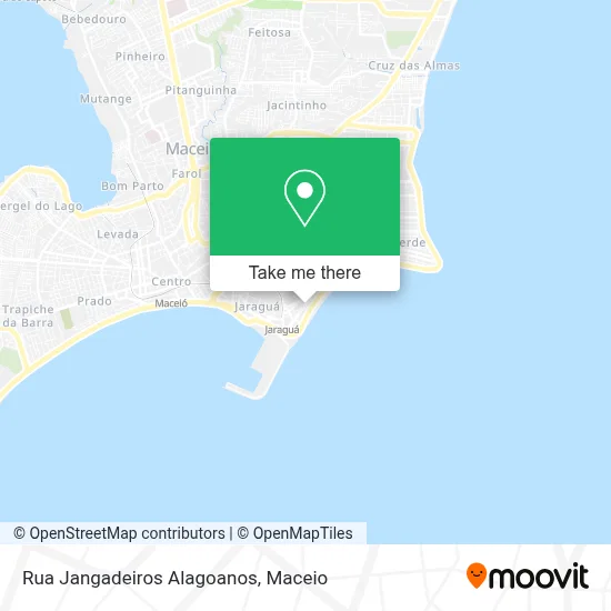 Rua Jangadeiros Alagoanos map