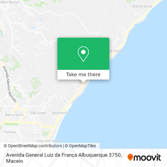 Avenida General Luiz de França Albuquerque 3750 map