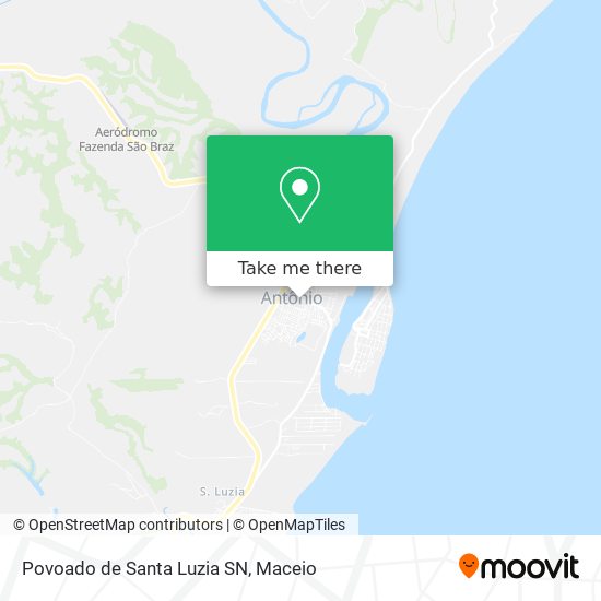 Povoado de Santa Luzia SN map