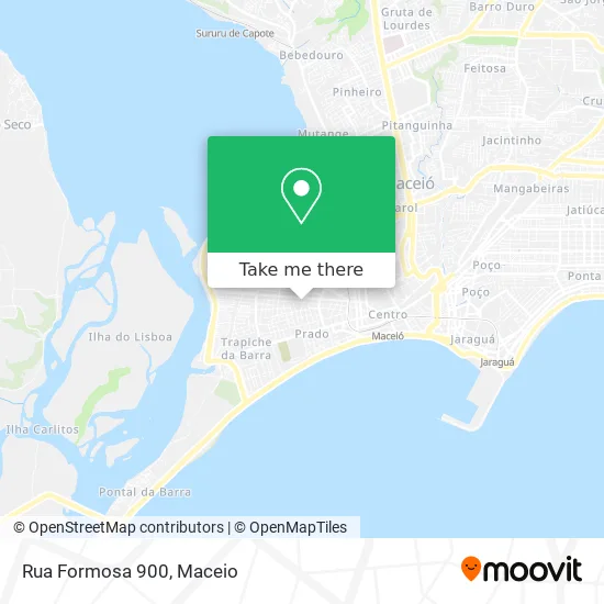 Rua Formosa 900 map