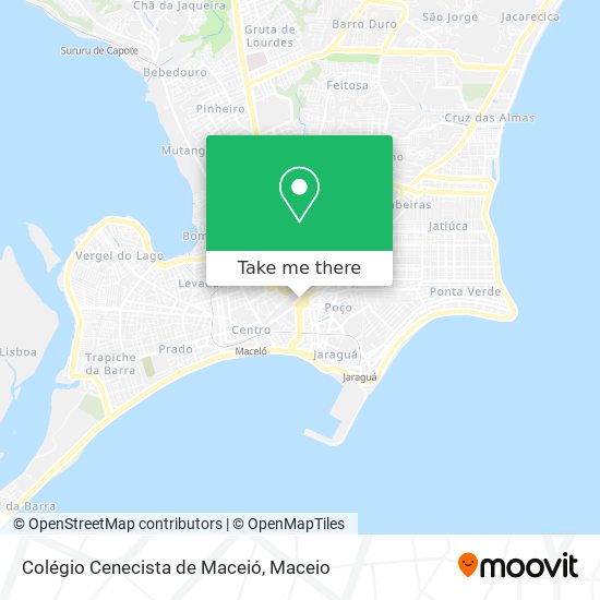 Mapa Colégio Cenecista de Maceió