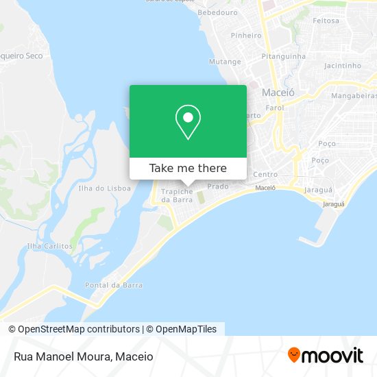 Mapa Rua Manoel Moura