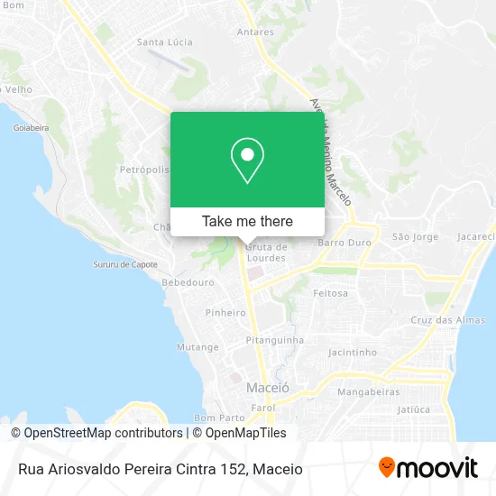 Rua Ariosvaldo Pereira Cintra 152 map