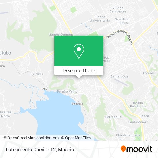 Loteamento Durville 12 map