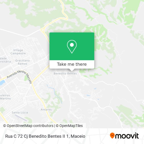 Mapa Rua C 72 Cj Benedito Bentes II 1