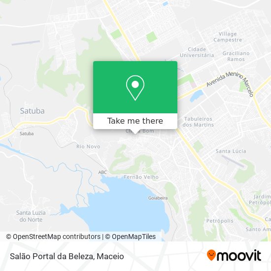 Salão Portal da Beleza map