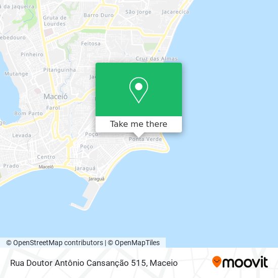 Rua Doutor Antônio Cansanção 515 map