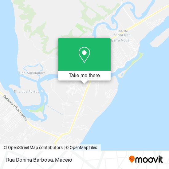 Rua Donina Barbosa map