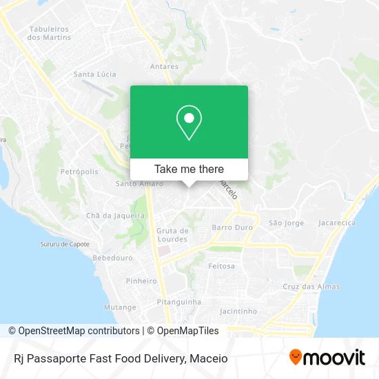 Rj Passaporte Fast Food Delivery map