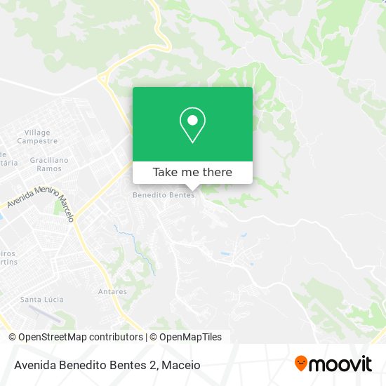 Mapa Avenida Benedito Bentes 2
